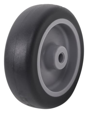 Roulette fixe PVC noir - Ø 7,5 cm - 45 kg - Brico Dépôt