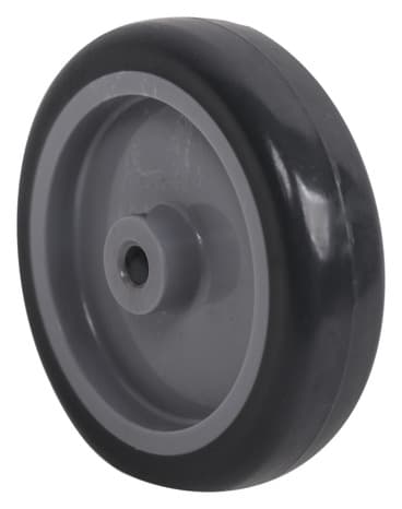 Roulette fixe PVC gris - Ø 10 cm - 55 kg - Brico Dépôt