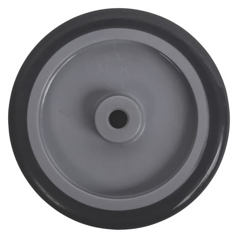 Roulette fixe PVC gris - Ø 10 cm - 55 kg - Brico Dépôt