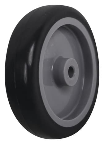 Roulette fixe PVC gris - Ø 10 cm - 55 kg - Brico Dépôt