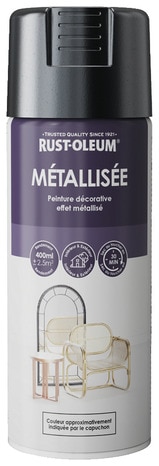 Aérosol métallisée 400ml fonte intérieur & extérieur - Brico Dépôt