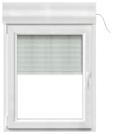 Fenêtre PVC blanc oscillo-battante 1 vantail gauche + volet roulant h.95 x l.80 cm - GoodHome - Brico Dépôt