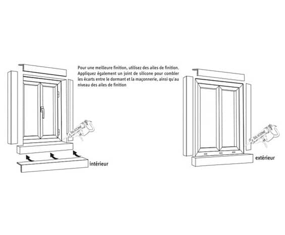 Kit d'isolation de fenêtre, intérieur, usage intensif, 42 x 62 po. 3-Pk.  -V83/3M 