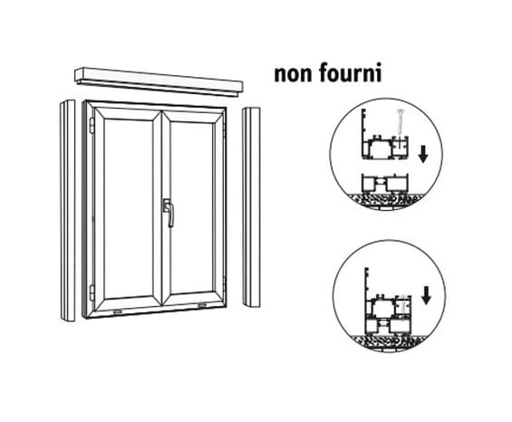 Elargisseur pour fenêtre aluminium blanc 1,5 cm x 3 m - GoodHome - Brico Dépôt