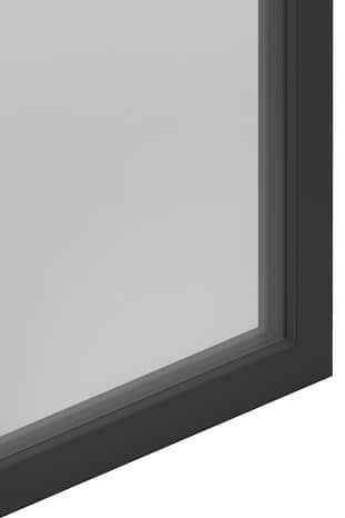 Fenêtre aluminium gris oscillo-battante 1 vantail droit h.95 x l.80 cm - GoodHome - Brico Dépôt