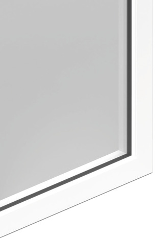 Châssis abattant aluminium 1 vantail blanc h.60 x l.120 cm - GoodHome - Brico Dépôt