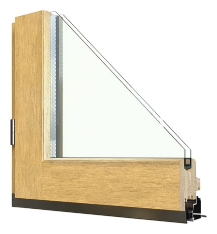 Porte-fenêtre bois 2 vantaux H.215 x l.140 cm - GoodHome - Brico Dépôt