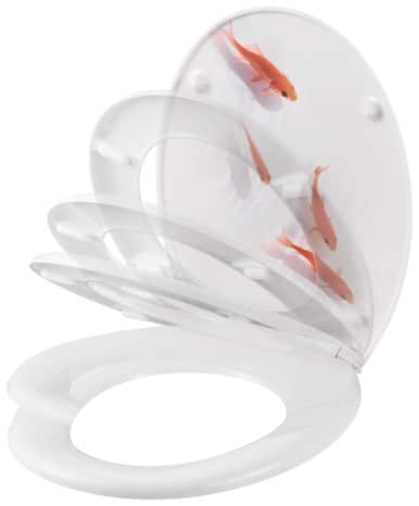 Abattant soft close "Genoa" - Poisson - GoodHome - Brico Dépôt