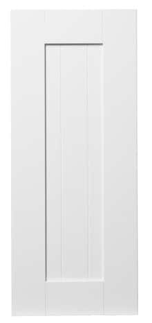 Façade 1 porte "ALPINIA" blanc l. 29,7cm x H. 71,5cm - GoodHome - Brico Dépôt