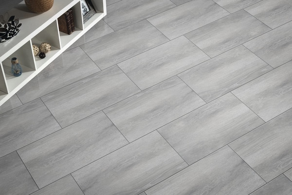 Carrelage de sol intérieur "Cabano" gris - l. 30,7 x L. 61,7 cm - Brico Dépôt