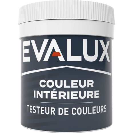 Testeur Peinture mur intérieur Mat 0,05 L Gris acier - Evalux - Brico Dépôt