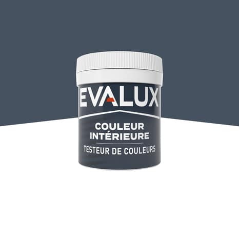 Testeur Peinture mur intérieur Mat 0,05 L Bleu nuit - Evalux - Brico Dépôt