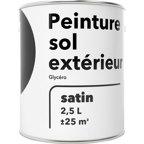 Peinture Sol Extérieur / Intérieur Gris Clair Satiné 2.5 L