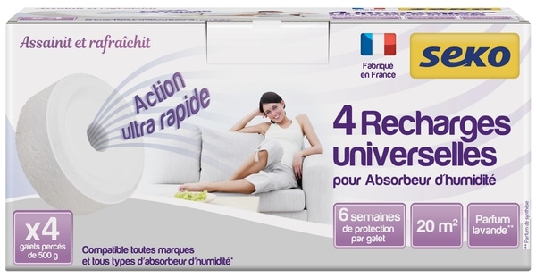 4 recharges universelles galet percé lavande 500 g - Brico Dépôt