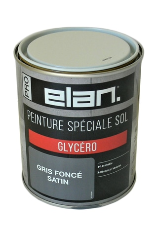 Peinture extérieur sol satin 0,75 L gris fonce - Brico Dépôt