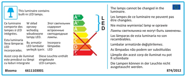 4 lampes à piquer Candiac acier 4 x 5 W - Blooma - Brico Dépôt