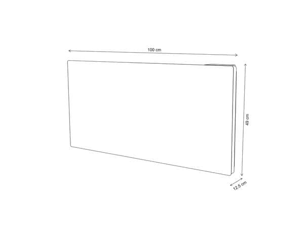 Radiateur céramique à inertie sèche "Meilla" blanc - 2 000 W - Bodner - Brico Dépôt