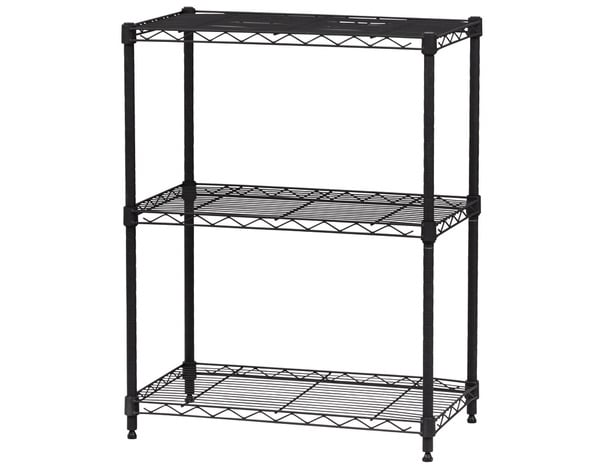 Etagère métal noire 3 tablettes - Brico Dépôt