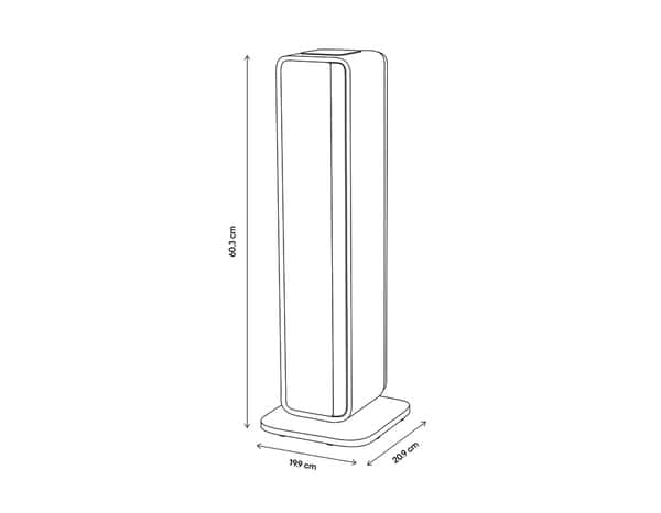 Chauffage d'appoint colonne - 2 000 W - Brico Dépôt