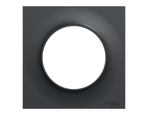 Plaque simple "Odace Styl" anthracite - Brico Dépôt