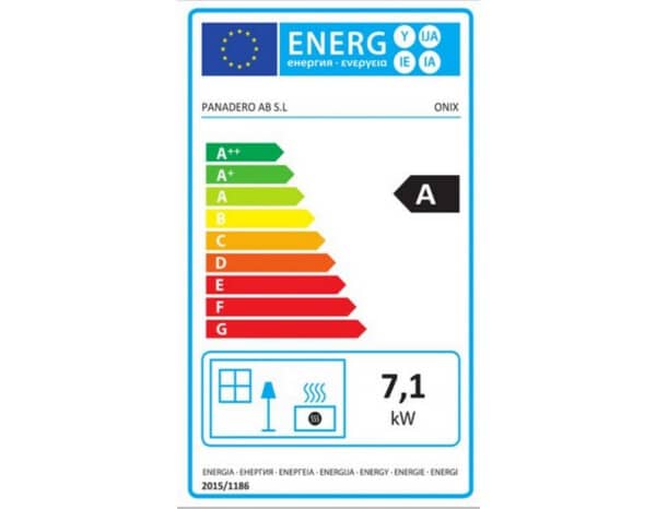 Poêle à bois "Onix" noir - 7,1 kW - Panadero - Brico Dépôt