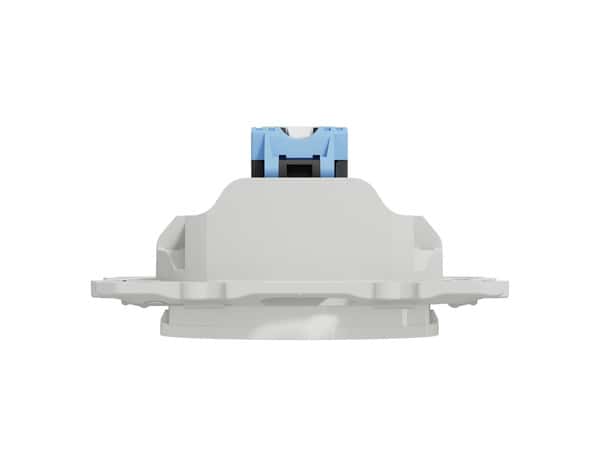 Prise Ethernet RJ45 "Odace" blanc - Compatible grade 2TV - Cat6 blindé - Brico Dépôt