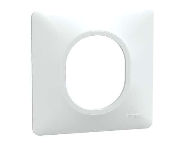 Plaque de finition simple "Ovalis" blanc - Brico Dépôt