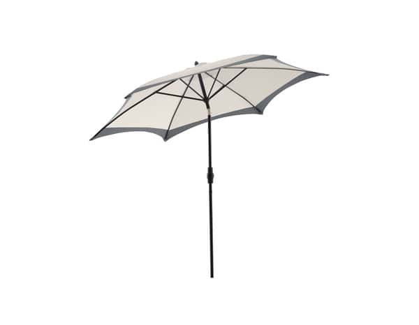 Parasol beige / gris "Tilsa" H. 3 m - Blooma - Brico Dépôt