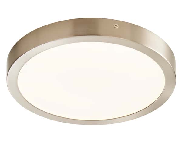 Plafonnier LED aluminium brossé "Aius" - Cooke and Lewis - Brico Dépôt