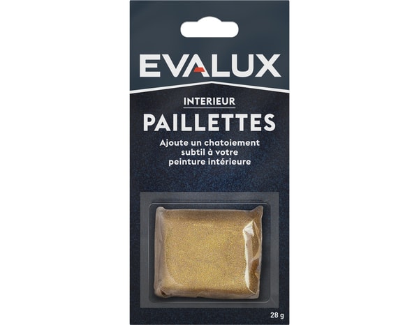 Paillettes intérieur or 28 G - Evalux - Brico Dépôt