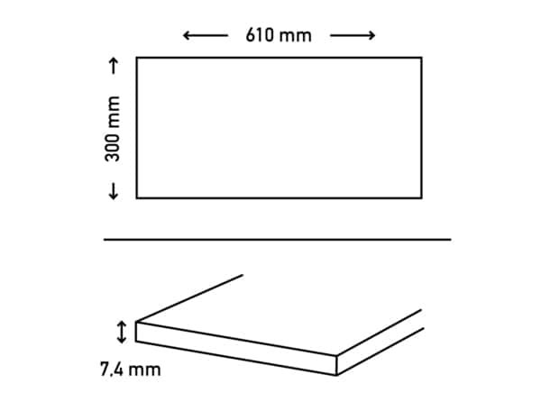 Carrelage de sol extérieur "Tundra" aspect bois - l. 30 x L. 61 cm - Brico Dépôt