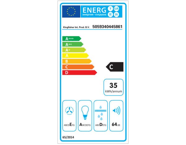 Hotte cheminée en inox rectangulaire - 60 cm - Brico Dépôt