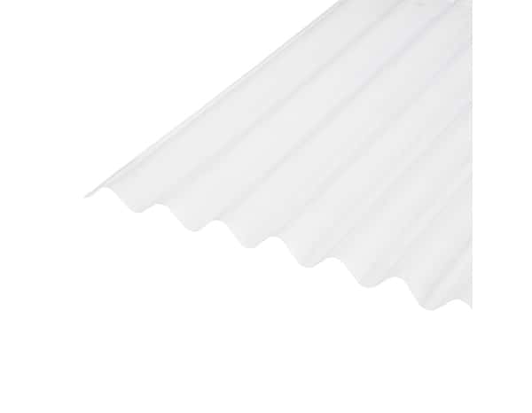 Plaque PVC ondulée L: 200 cm. l: 95 cm. Épaisseur - Brico Dépôt