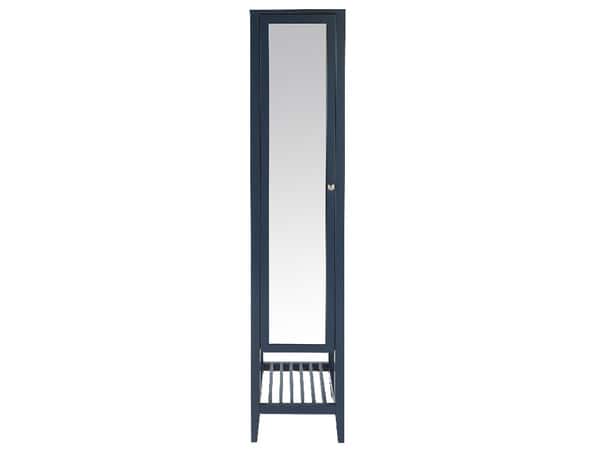 Colonne miroir bleu "Perma"H. 185 x L. 40 x P. 36 cm - GoodHome - Brico Dépôt