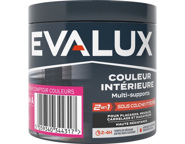 Peinture multi supports Base A Mat 0,23 L - Evalux - Brico Dépôt