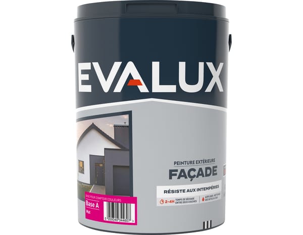 Peinture façade Base A 5 L - Evalux - Brico Dépôt