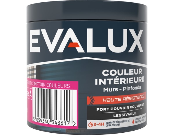 Peinture intérieure haute résistance Base A Mat 0,23 L - Evalux - Brico Dépôt