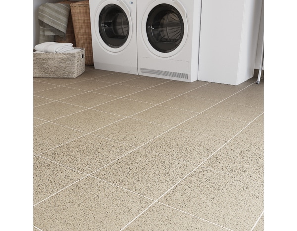 Carrelage de sol intérieur "Porphyre" beige - l. 33,33 x L. 33,33 cm - Brico Dépôt