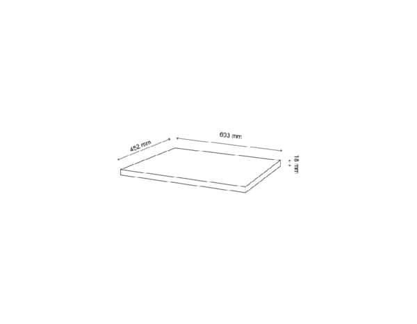 Plan de toilette L. 60,5 cm "Elvia" - Cooke and Lewis - Brico Dépôt