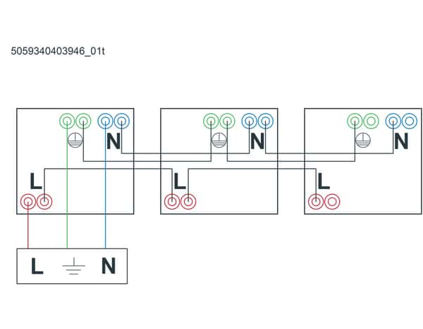 Triple Prise 2P+T Precablée "Zephyr" - Bodner - Brico Dépôt