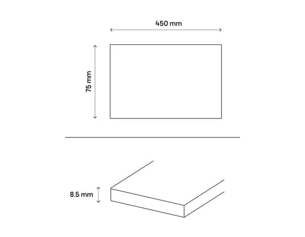 Plinthe en carrelage "Cavan Calacatta" 8 x 45 cm - Brico Dépôt