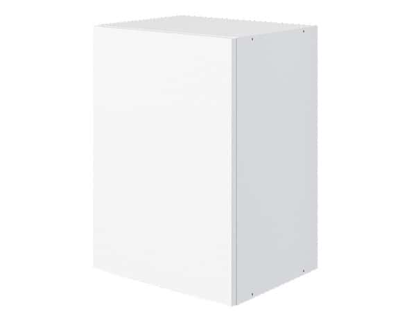 Meuble haut 1 porte "Pragma" blanc l.40 x h.55 x p.32 cm - Brico Dépôt