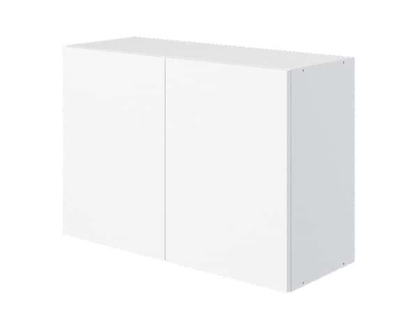 Meuble haut 2 portes "Pragma" blanc l.80 x h.55 x p.32 cm - Brico Dépôt