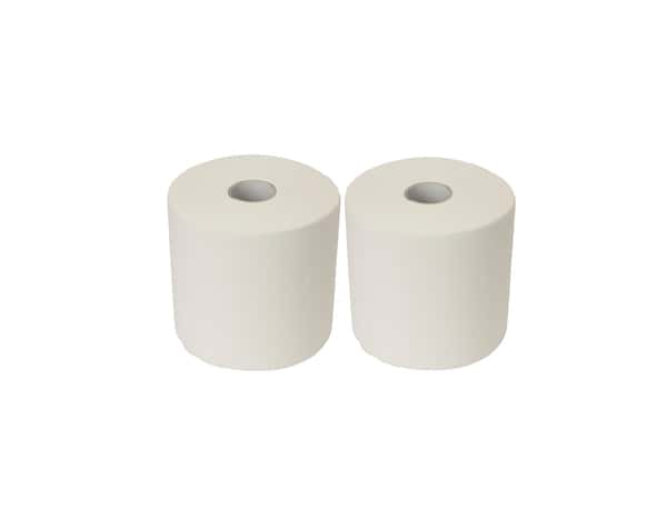 2 rouleaux de papier 150 m Blanc - Brenner - Brico Dépôt