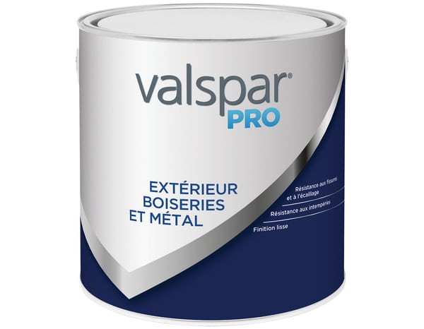 Peinture extérieure bois-métal brillant 2,5L - Valspar - Brico Dépôt