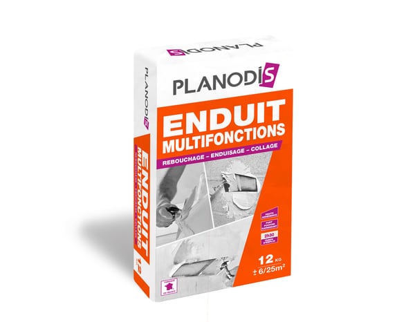 Enduit multifonctions blanc - sac de 12 kg - Planodis - Brico Dépôt