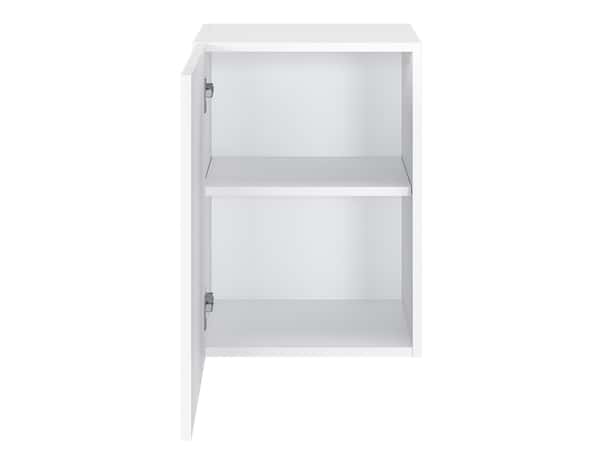 Meuble haut 1 porte "Pragma" blanc l.40 x h.55 x p.32 cm - Brico Dépôt