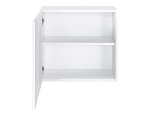 Meuble haut 1 porte "Pragma" blanc l.60 x h.55 x p.32 cm - Brico Dépôt