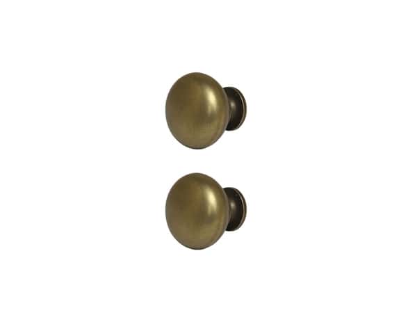 2 boutons de cuisine ronds 3cm doré vieilli "CHERVIL" - Brico Dépôt