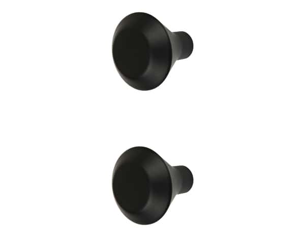 2 boutons de cuisine ronds 3cm noir mat "NUTMEG" - Cooke and Lewis - Brico Dépôt